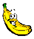Drawing of a wiggling banana