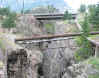 High bridge over Box Canyon Falls
