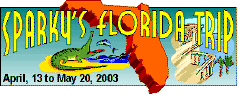 Sparky's Florida Trip Header, representative of things seen in Florida